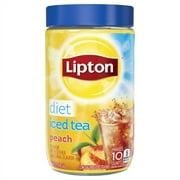Lipton Diet Peach Iced Tea Mix, 27.8 oz