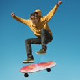thumbnail image 6 of 33"x9" Skateboard Grip Tape Protector Sheets Nonslip Protection Griptape Sheet for Outdoor Sports Abstract Rose Watercolor Pattern, 6 of 7
