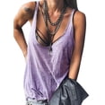 thumbnail image 1 of Débardeur Sans Manches Uni pour Femmes Grande Taille T-Shirt Décontracté Ample, 1 of 1