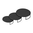 thumbnail image 2 of 3 soportes para tartas y cupcakes (20 cm, 25 cm y 30 cm de diámetro) con pedestal Negro, 2 of 9