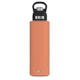 thumbnail image 1 of Tervis Powder Coated Stainless Steel Triple Walled  Insulated Tumbler Travel Cup Keeps Drinks Cold, 40oz with Deluxe Spout Lid, Citrus Sunrise, 1 of 7