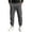 Dark Gray, variant on LWavelet Mens Sweatpants with Pockets Drawstring Elastic Waist Solid Color Jogger Pants Slim Fit Casual Long Pants Trousers