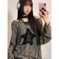 thumbnail image 4 of Y2K Emo Vintage Women Korean Streetwear Subculture Acubi Star T Shirts Aesthetic Gothic Grunge Tshirt Tops 2000s Alt Clothes, 4 of 13