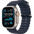 thumbnail image 1 of Apple Watch Ultra 2 (GPS+Cellular) Caja de titanio de 49 mm con correa azul marino - Natural - (2024), 1 of 4