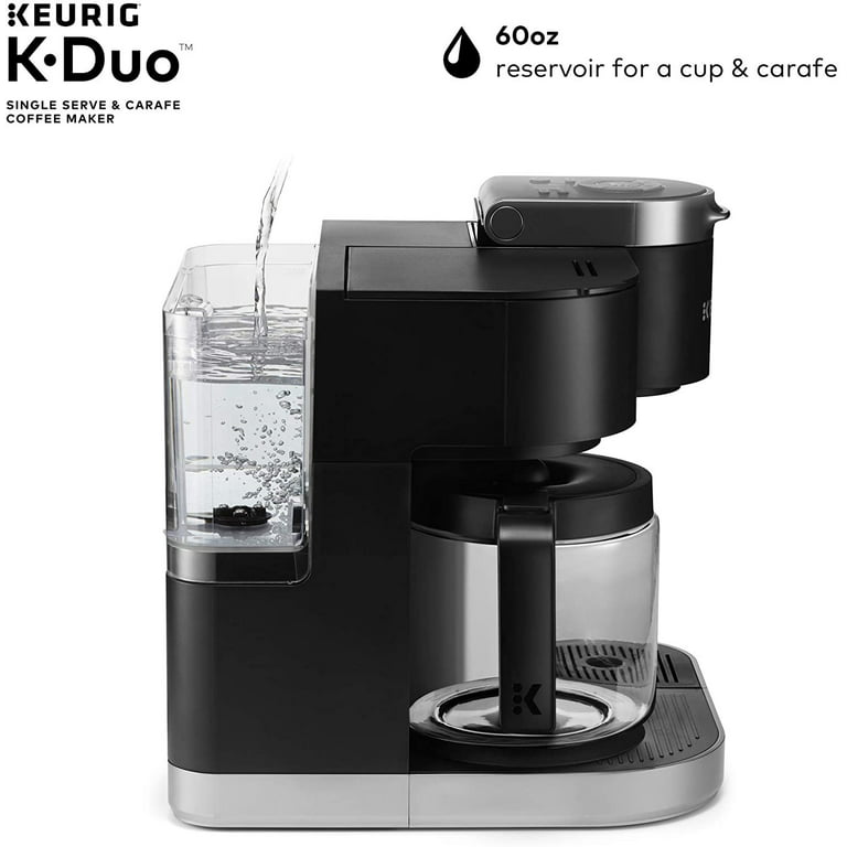 Trio 2-Way Coffee Maker, Compatible with K-Cup Pods or Grounds, Combo,  Single Serve & Full 10c Thermal Pot, Black and Stainless - AliExpress