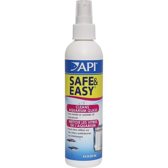 API Safe & Easy Aquarium Cleaner Spray 8 oz Bottle