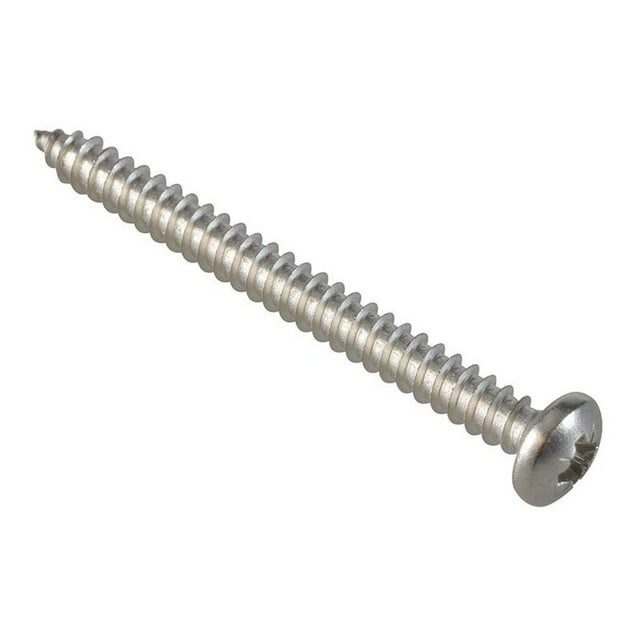 Forgefix Self-tapping Screws, Pozi, Pan Head, A2 Stainless Steel