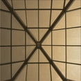 thumbnail image 1 of Ahgly Company Machine Washable Indoor Square Transitional Metallic Gold Area Rugs, 6' Square, 1 of 7