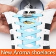 thumbnail image 2 of Zapatillas con cordones elásticos, cordones sin atar, cordones con aroma de jazmín, sin ataduras, cordones rápidos para niños y adultos, bandas de goma para zapatos de Italia Gao Jinjia LED, 2 of 2