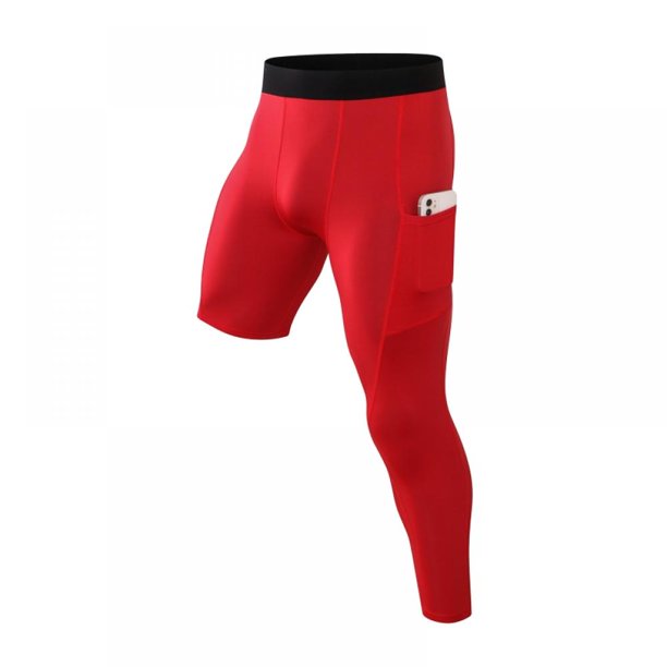 nike red compression tights