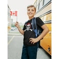 thumbnail image 3 of Old Glory Youth Jolly Roger Pirate Costume Short Sleeve T Shirt, 3 of 5