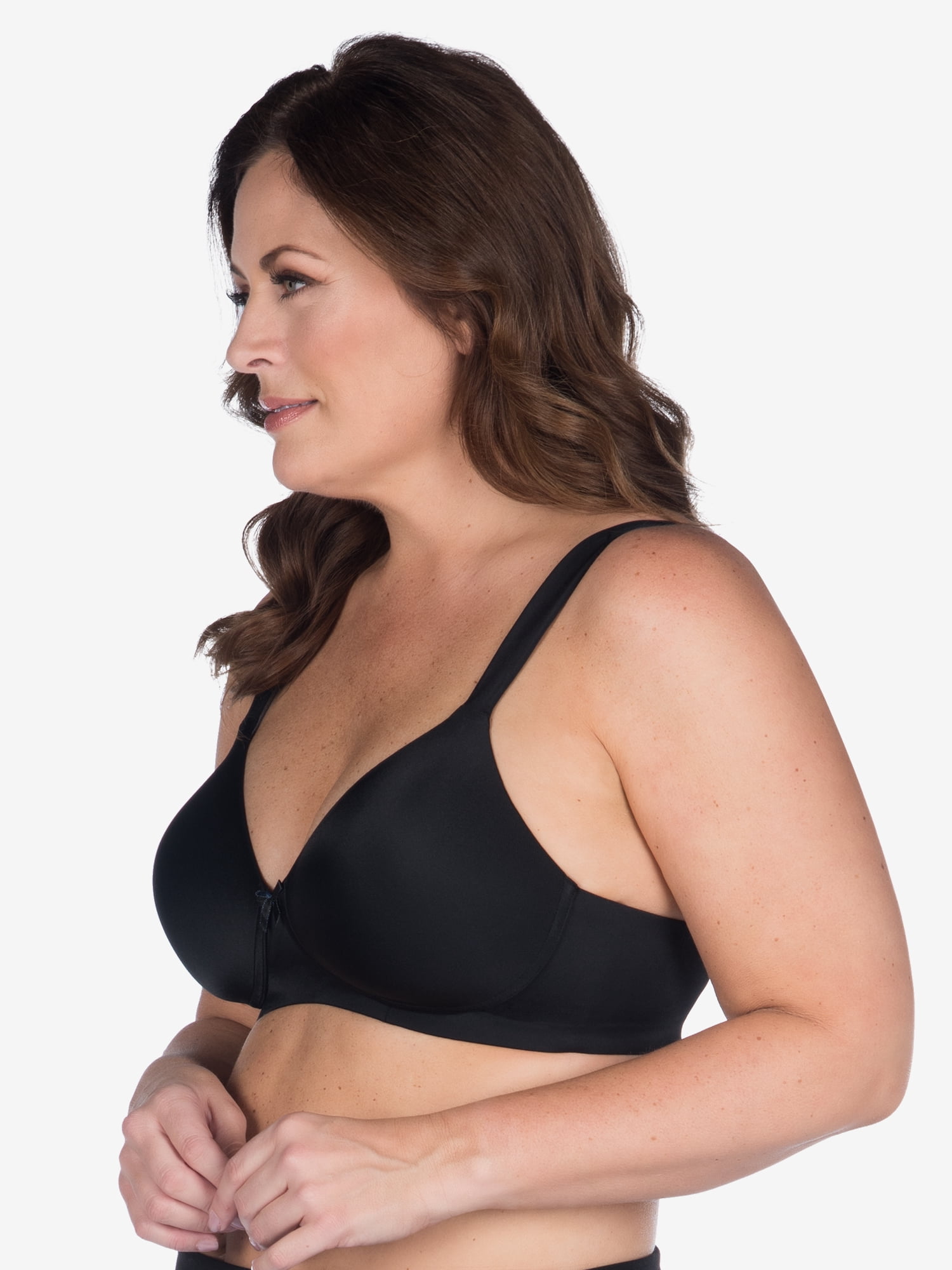 Leading Lady, The Brigitte Classic, Underwire Tshirt Bra, Lightly Padded, Demi Cups, Lift and Smoothing, Adjustable Padded Straps (Women's & Women's Plus)