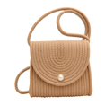 thumbnail image 2 of Bolso cruzado para mujer, bolso de hombro, bolso de compras elegante y moderno, bolso tejido portátil, bolso de playa para ta, primavera, trabajo Caqui, 2 of 8