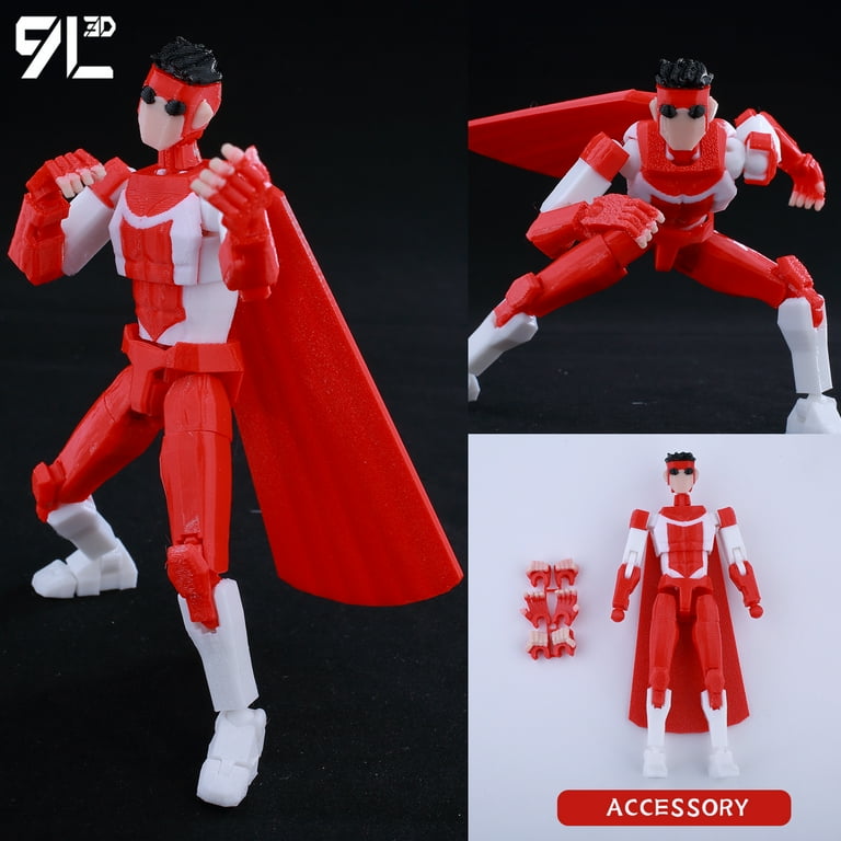 9L3D Printed Superheroes Invincible 2.0 Anime Multi-Jointed