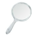 thumbnail image 6 of huanledash Makeup Mirror Clear Image Comfortable Grip Good Reflection Cosmetics Burr Free Double-Sided Handheld Magnifying Mirror Gift Supply, 6 of 8