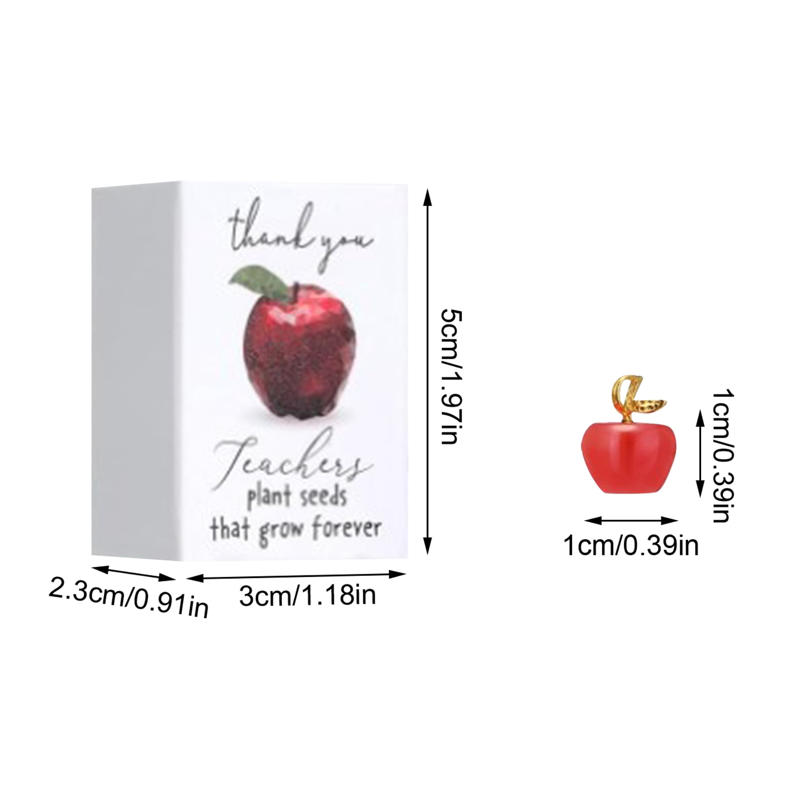 Teacher Gifts Bulk, Crystal Paperweights, Teacher Appreciation Cards, Appreciation Gifts Bulk, Valentines Day Teacher Gifts, Assorted Tones, 24 Count, 1 Presentation Box