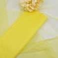 thumbnail image 2 of Flmtop 6.5M Pure Tulle Rouleau Gaze Mariage Fête DIY Chaise Rideau Bow Table Décoration, 2 of 10