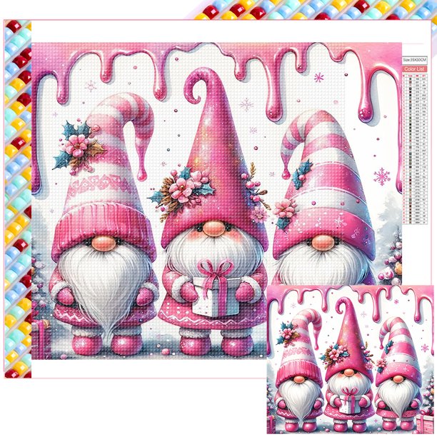Kit Con Cuentas Cuadradas 5D DIY Del Arte Artesanal 35x40cm