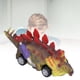 thumbnail image 4 of Juguete de Automóvil de Dinosaurio, Material de Plástico de Juguete Para Automóvil Modelo de Cuatro Ruedas para Niños Mayores de 2 Años para Niños para Niños juguete de, 4 of 7