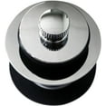 thumbnail image 5 of Westbrass Universal Thread Twist & Close Bathtub Drain with Adaptor and Two-Hole Overflow, Polished Chrome, 5 of 7