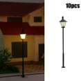 thumbnail image 3 of Lampes de Rue LED H0 TT Lumières de Stationnement 5.5cm 3V-12V Ensemble de 10 Pcs, 3 of 9