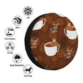 thumbnail image 4 of Honeii Sloths Need More Coffee Print Tire Covers, Waterproof Anti-UV Sun Snow Rain Tire Covers for Trailers, RV, Camper, SUV, Truck-15 inch, 4 of 6