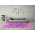 thumbnail image 3 of Ahgly Company Indoor Rectangle Abstract Purple Modern Area Rugs, 2' x 4', 3 of 4