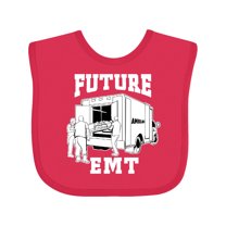 Inktastic Future EMT Ambulance Boys or Girls Baby Bib