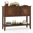 thumbnail image 1 of Costway Buffet Bahut Armoire Console d'Entrée avec 2 Portes et 2 Tiroirs Brun, 1 of 10