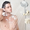 thumbnail image 1 of Shower Rack Suction Cup Shower Rack Shower Head Rack Wall Mount Integrated Suction Cup Shower Rack, 1 of 7
