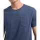 thumbnail image 2 of Camiseta Tommy Hilfiger para hombre, manga corta, cuello redondo, azul marino, 2 of 4