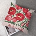 thumbnail image 7 of Throw Pillow Cover Best Mom Ever Tulip Decorative Outdoor Fabric Pillow Case Greeting Card for Mother Mom, 7 of 7