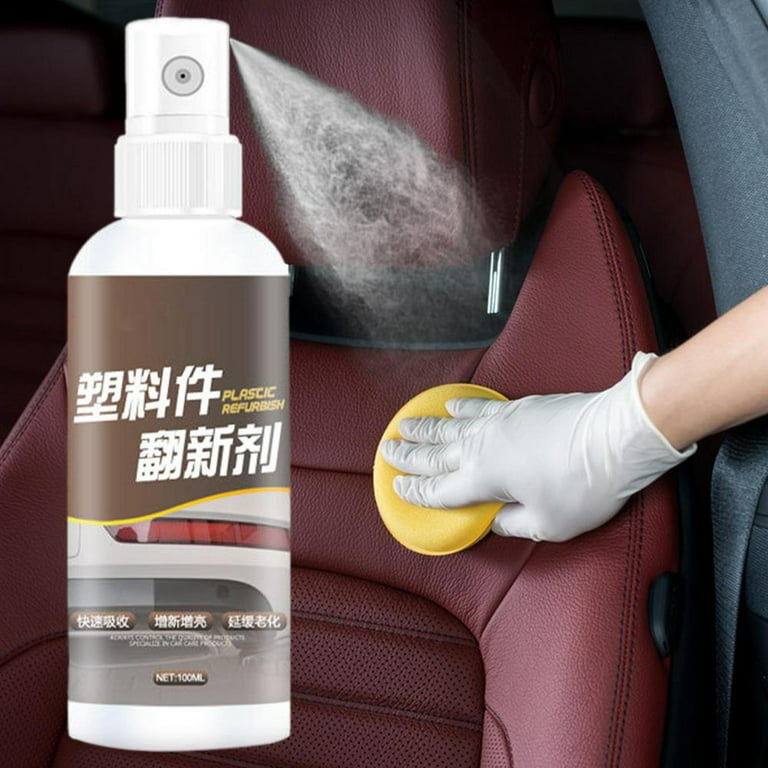 Tohuu Car Interior Cleaner Car Trim Restorer For Automotive Trim Automotive  Interior Plastics Part Retreading Shines & Protects Car For Bringing Rubber  And Bumper pretty well 