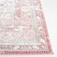 thumbnail image 3 of SAFAVIEH Layla Leah Oriental Area Rug, Ivory Grey/Pink, 6'7" x 6'7" Square, 3 of 8
