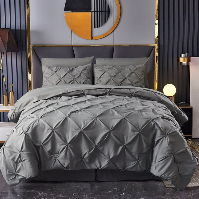 6 Piece Twin Comforter Set Bed in A Bag - with Comforters, Sheets, Pillowcase & Sham