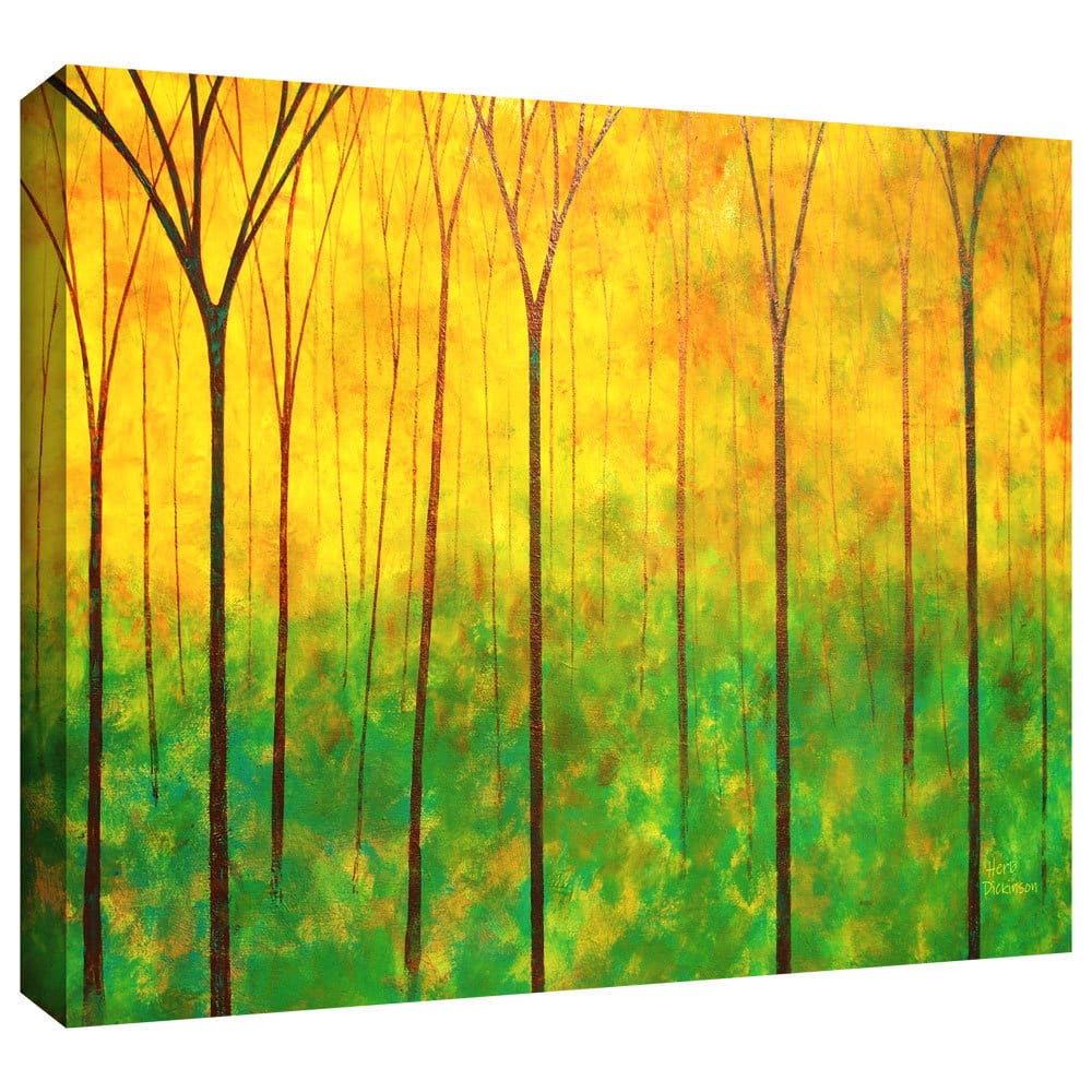 ArtWall Herb Dickinson "Applachian Forest II" Gallery-Wrapped Canvas Art