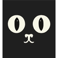 thumbnail image 2 of Oversized Cat Face Youth Black Crew Neck Short Sleeve Tee-Small, 2 of 4