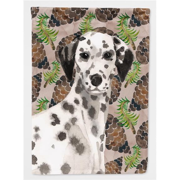 Dalmatian Pine Cones Garden Flag