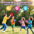 thumbnail image 4 of Set de juego Toss and Catch para niños Sunrad, 4 palas y 4 pelotas, 4 of 9