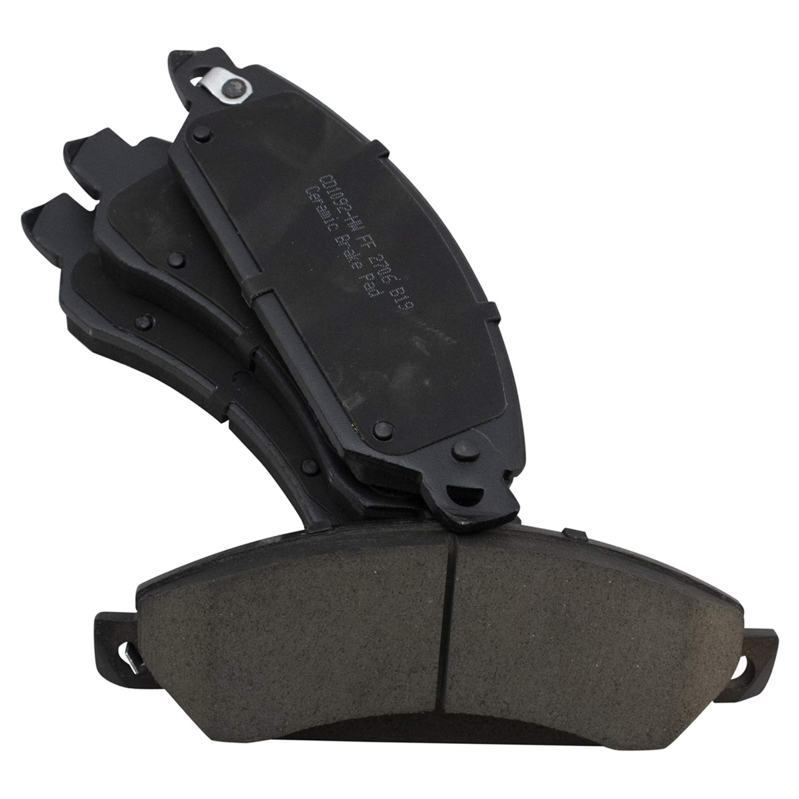 TRQ Front Premium Posi Ceramic Disc Brake Pad Kit for GM Full Size