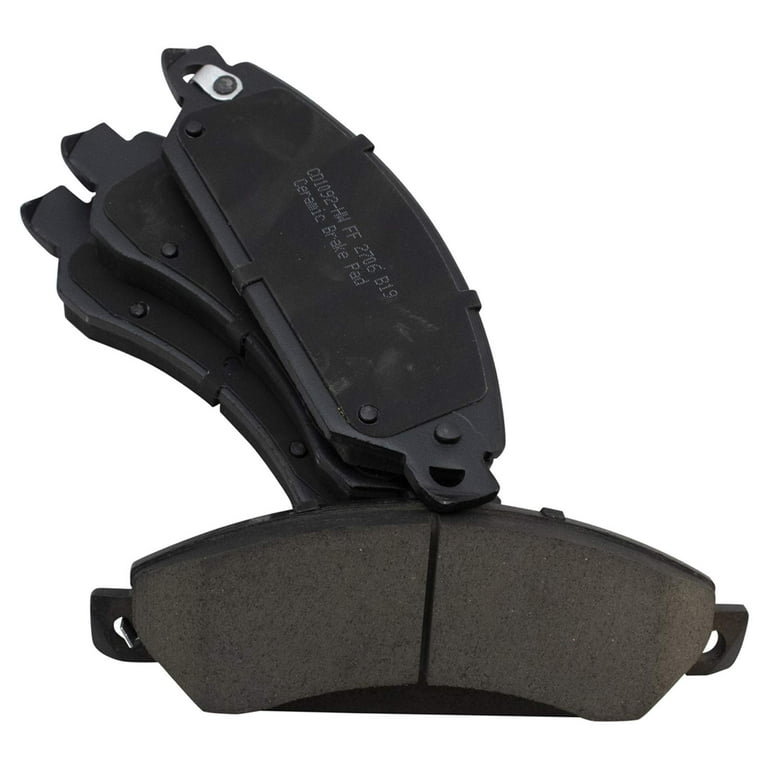 TRQ Front Premium Posi Ceramic Disc Brake Pad Kit for GM Full Size 