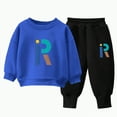 thumbnail image 6 of UAYOTSE Boys Crewneck Sweatshirt and Pants Set 2 Piece for Big Kids for 3 10 Years,Sizes 8-9 Years, 6 of 6