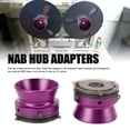 thumbnail image 3 of 1 Pair Professional NAB Hub Adapters for Reel to Reel Tape Recorders - 10 Inch Aluminum Alloy Universal Loading Device with Lock Mechanism, 3 of 7