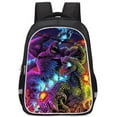 2024 New Kong vs Godzilla anime schoolbag for primary school students from grades 16 Backpack