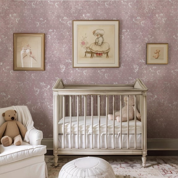 Vintage Botanical Elegance Wallpaper