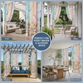 thumbnail image 3 of Outdoor Curtains for Patio Waterproof, Easter Grommet Gazebo Curtains Drapes for Porch, Pergola,Backyard,Outside, Privacy Panel 54 x 108 Inch, Colorful Easter Eggs Rabbits Spring Pastel Wood, 3 of 9