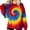 Tops-A419Red, variant on LEKWK St Patricks Day Shirt Women Tie-Dye Spiral Pattern Graphic Tees Crew Neck Casual Tops Colorful Swirl Festival Wear Long Sleeve Tops Boho Outfits