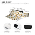 thumbnail image 2 of KLL Sport Sun Visor Hats Ball Caps Empty Top Baseball Sun Cap for Men Women-Bee and Flowers, 2 of 6