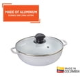 thumbnail image 3 of Olla Caldero Imusa de 4,1 L de aluminio fundido, 26 cm, color plata, 3 of 8