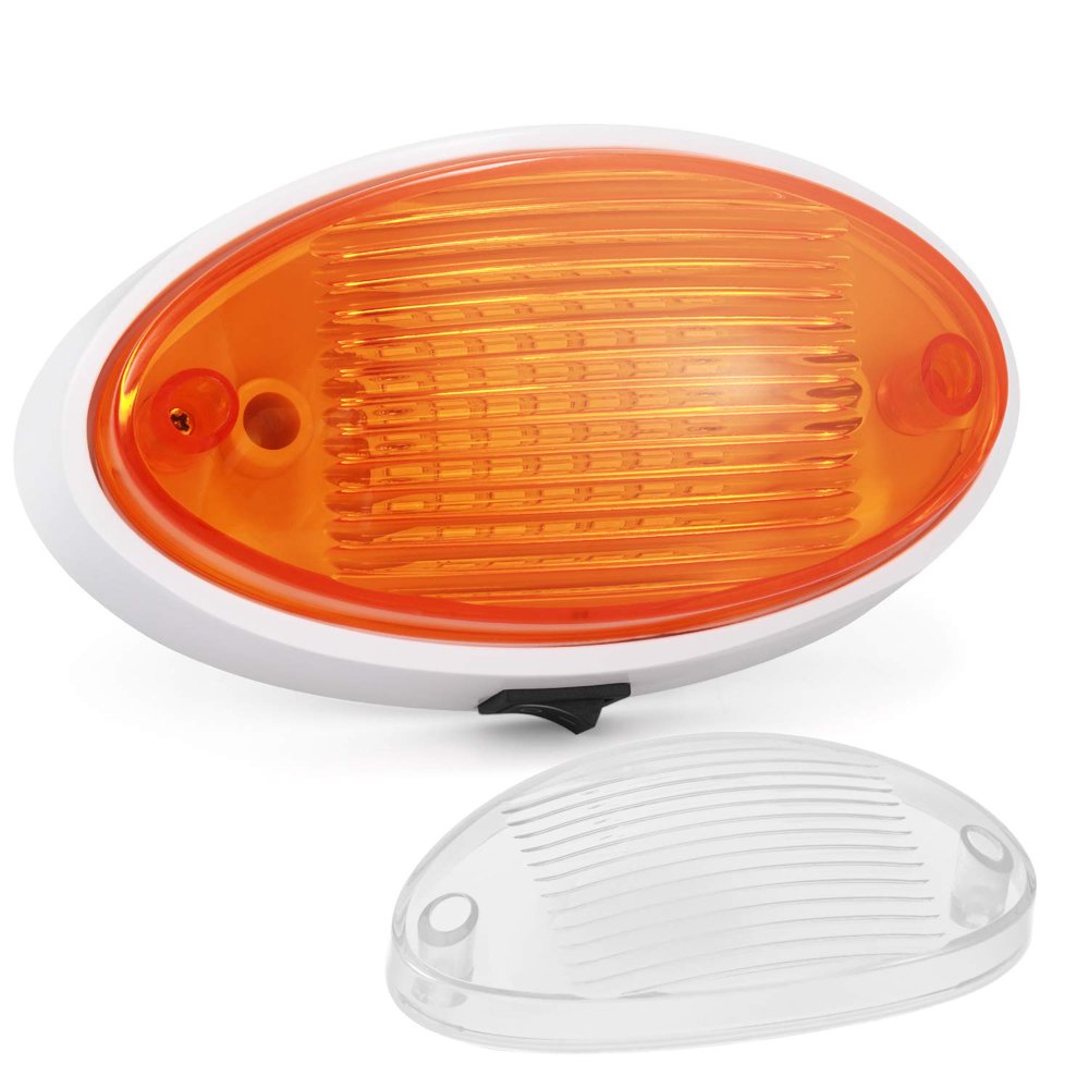 Kohree LED RV Exterior Porch Utility Light with Switch 12v Replacment